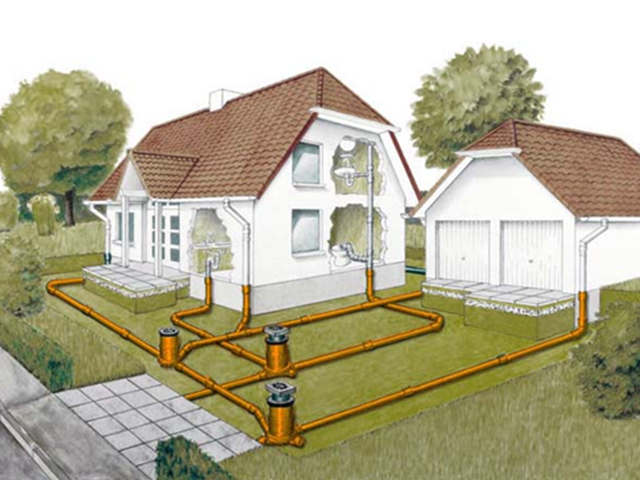 Проектирование наружной канализации